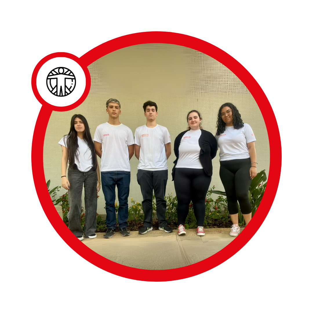 Alunos se formando
