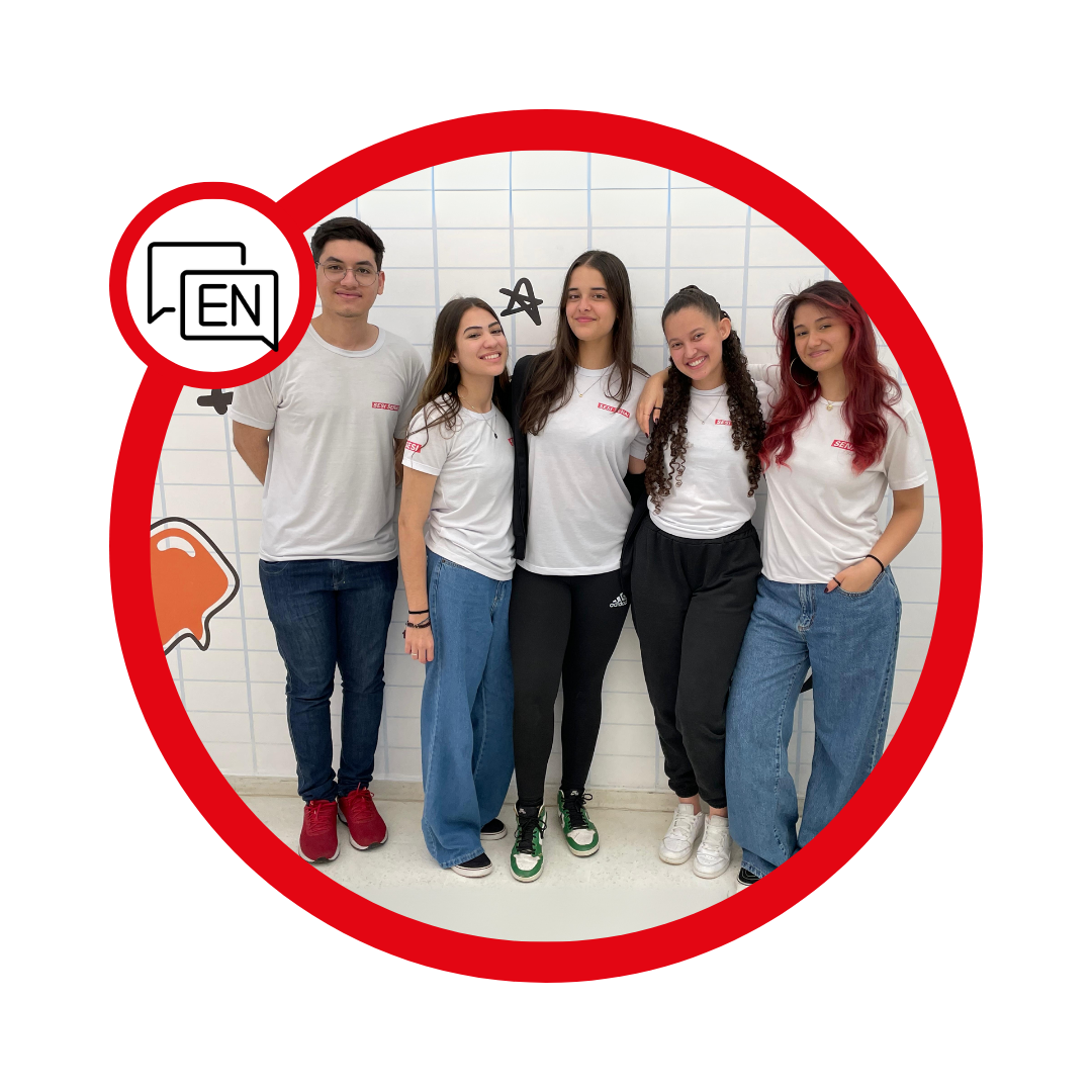 Alunos se formando