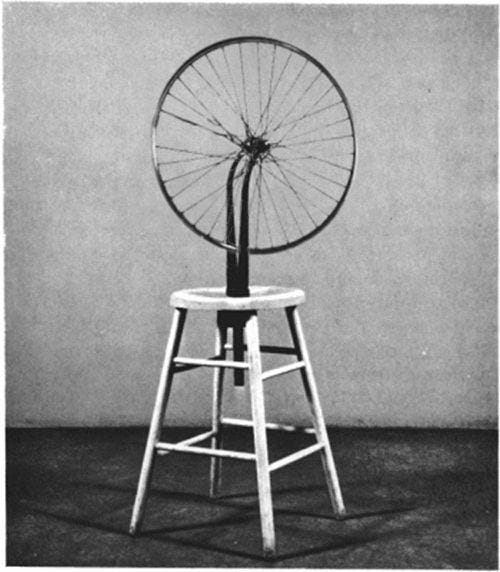 A roda da bicicleta de Marcel Duchamp
