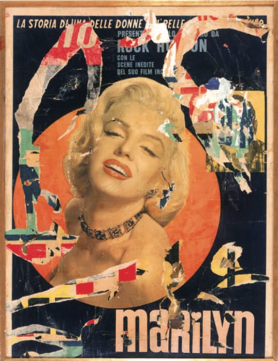 Decollage Marilyn